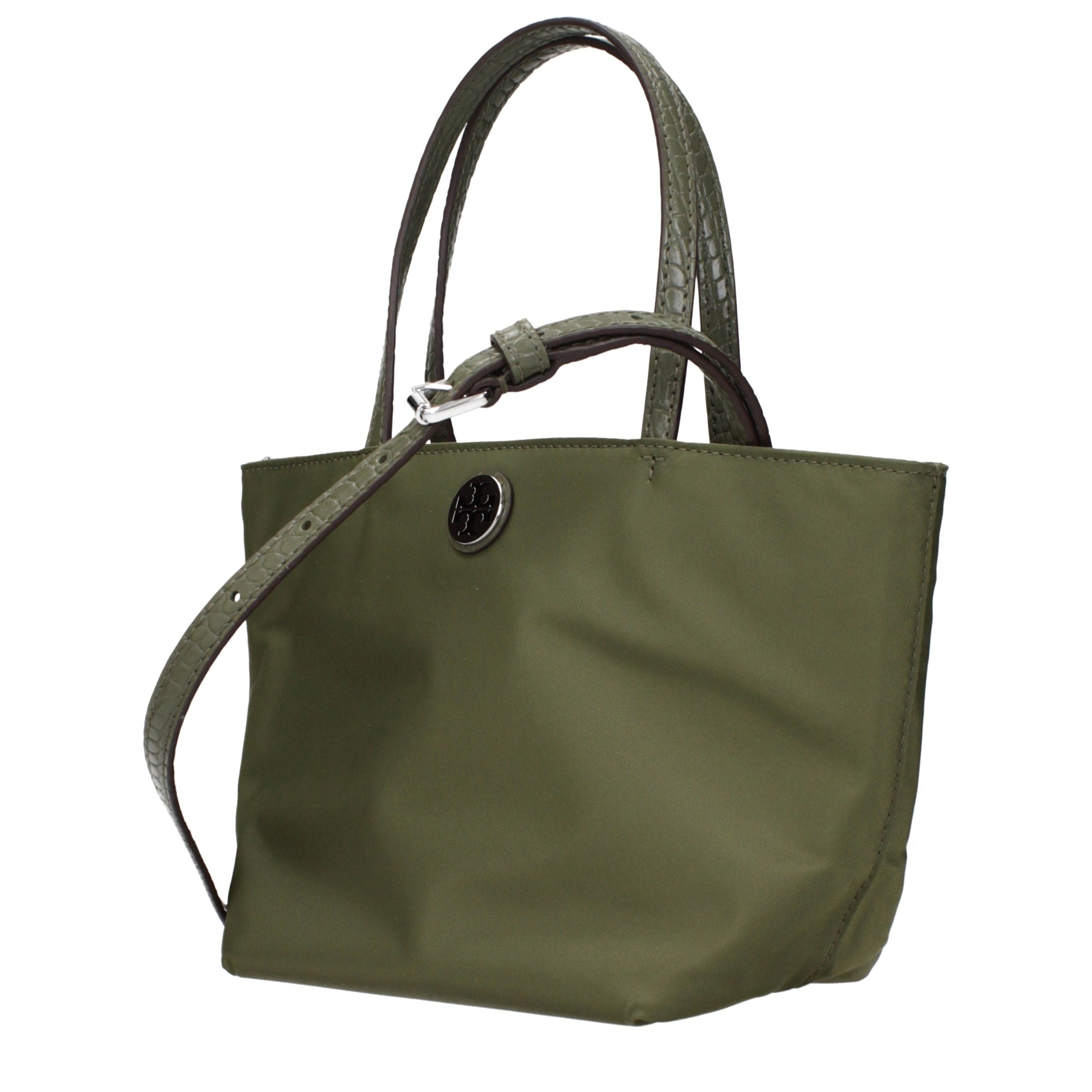 Tory Burch Grüne Nylon-Handtasche