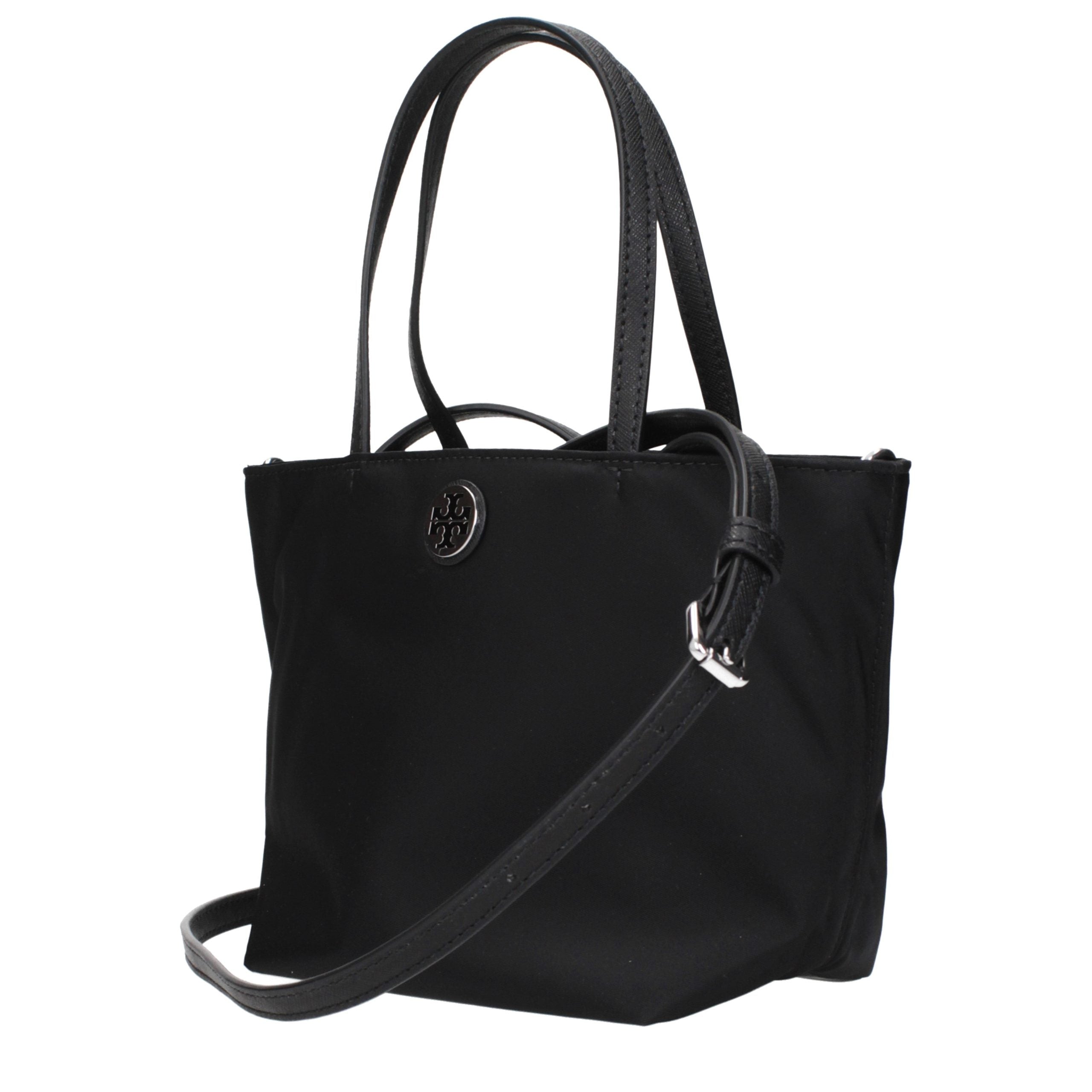Tory Burch Schwarze Nylon-Handtasche