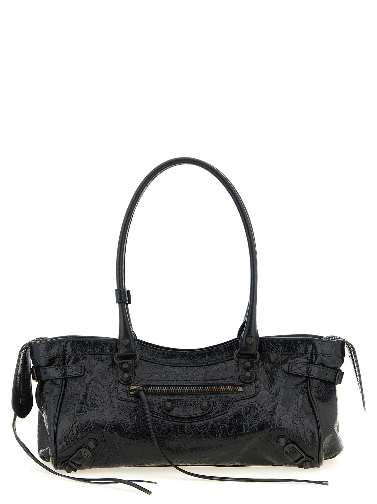 Balenciaga Schwarze Lammleder-Schultertasche