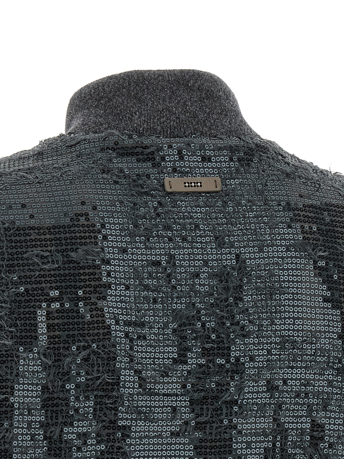 Peserico Graue ärmellose Polyester-Weste