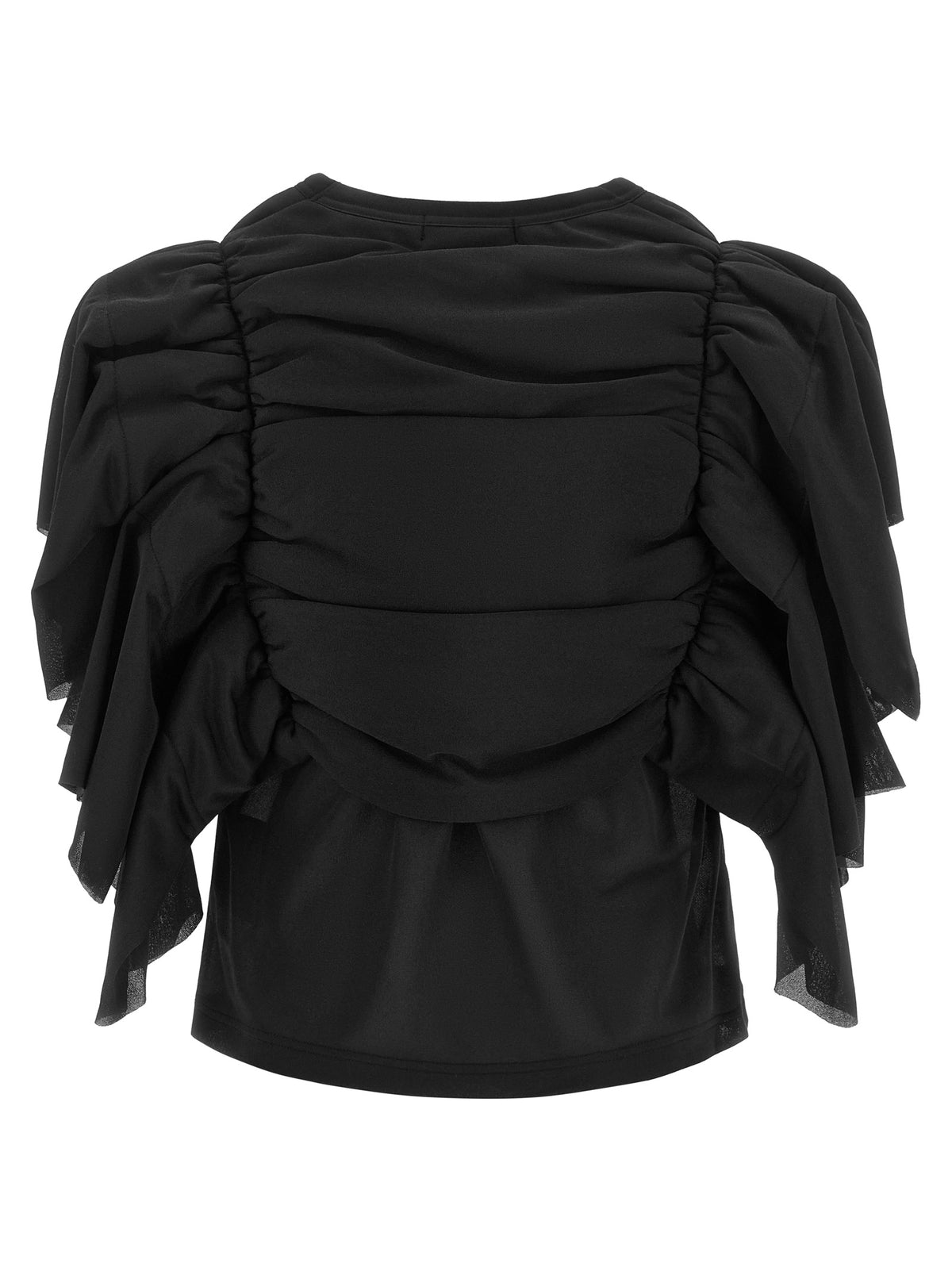 Comme Des Garçons Schwarzes Hemd aus Polyester