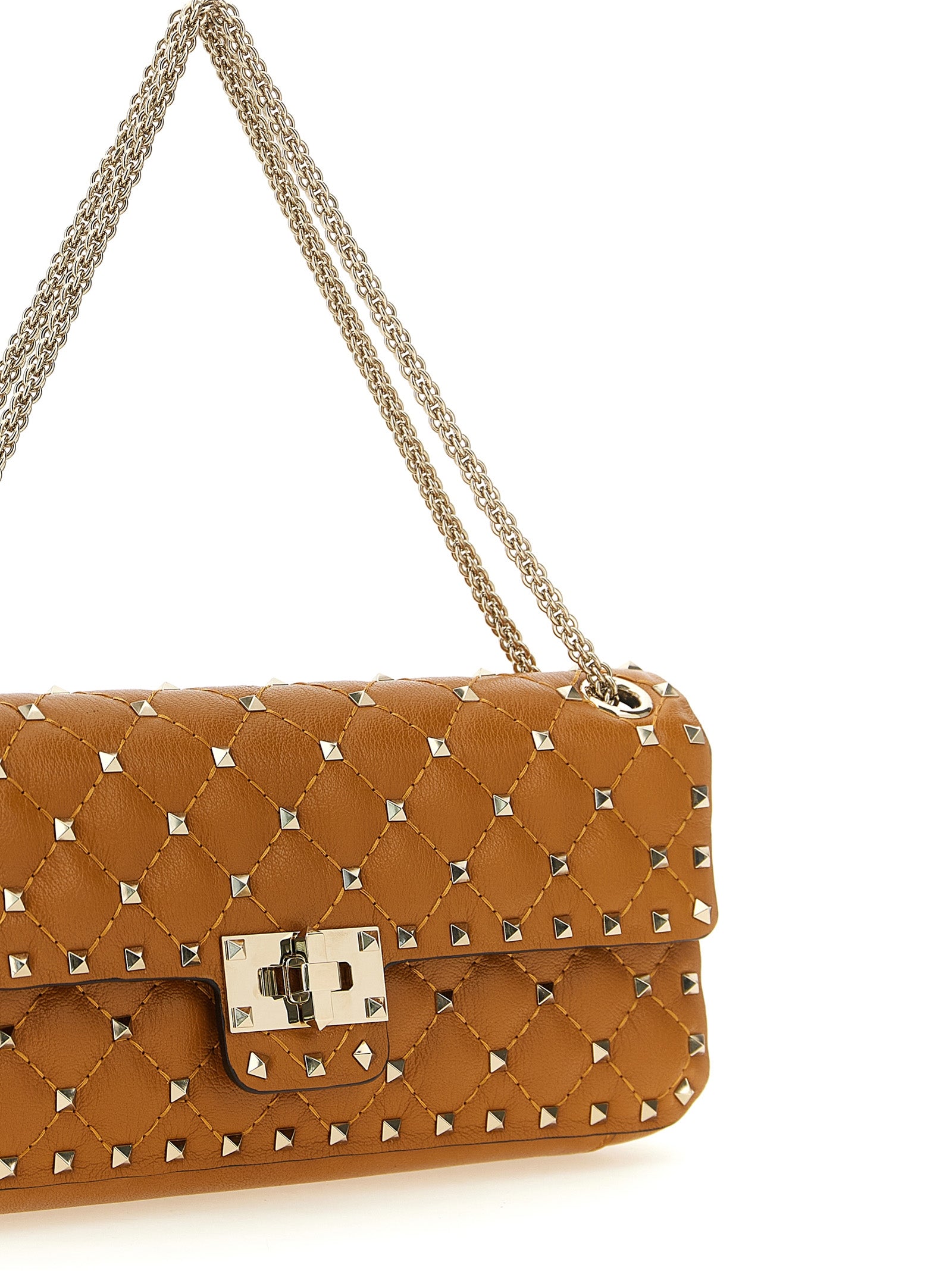 Valentino Garavani Orange Ziegenleder Umhängetasche