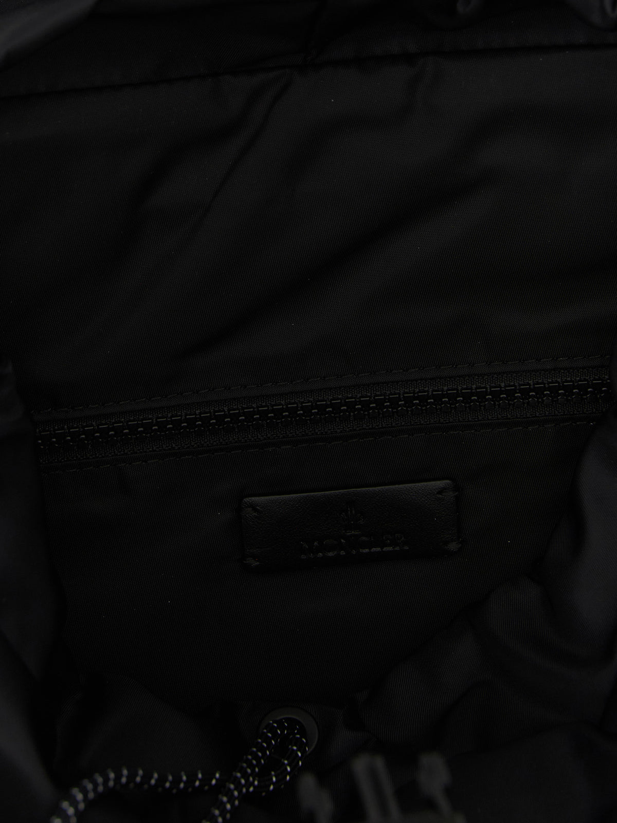 Moncler Schwarzer Polyamid-Rucksack