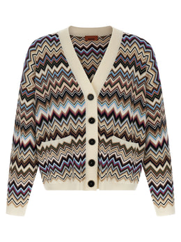 Missoni Mehrfarbige Strickjacke aus Viskose