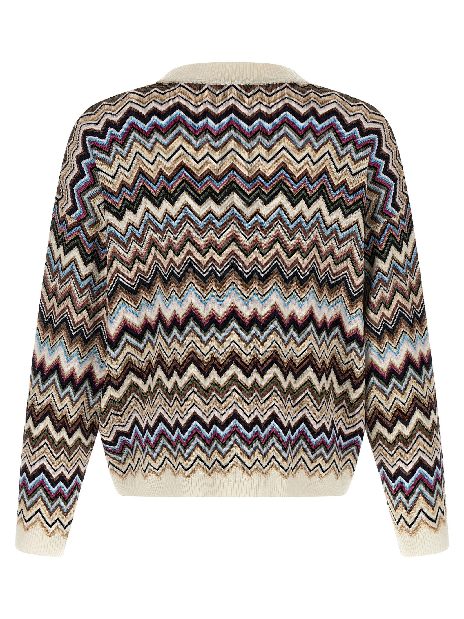 Missoni Mehrfarbige Strickjacke aus Viskose