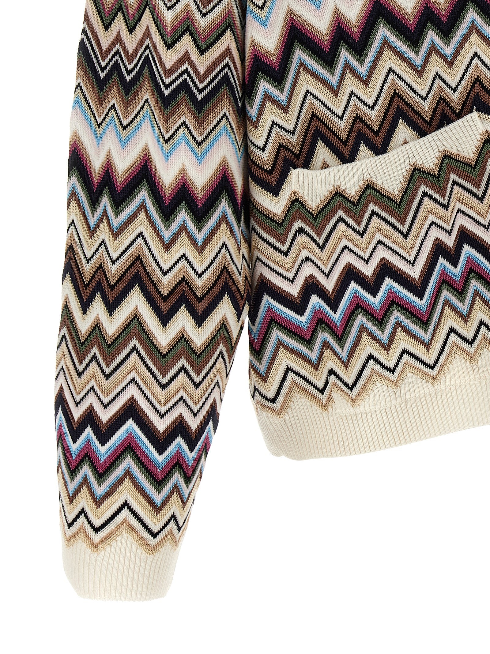 Missoni Mehrfarbige Strickjacke aus Viskose