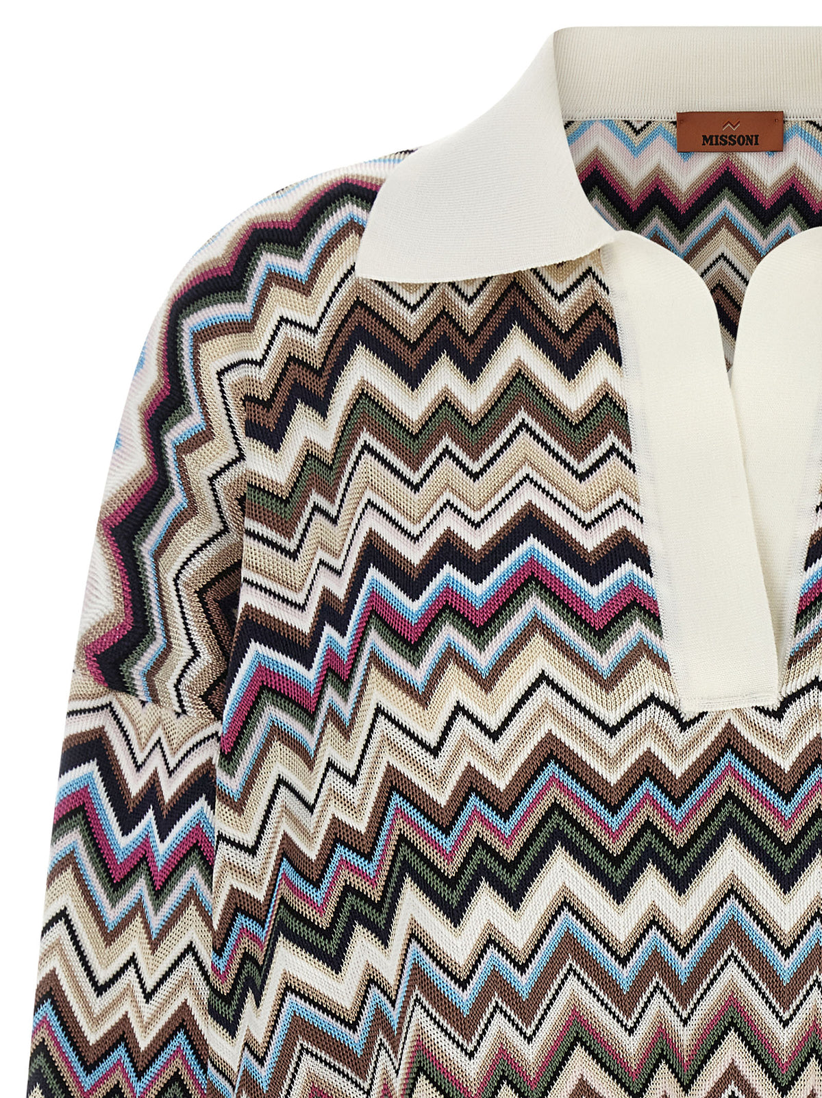 Missoni Mehrfarbiges Poloshirt aus Viskose