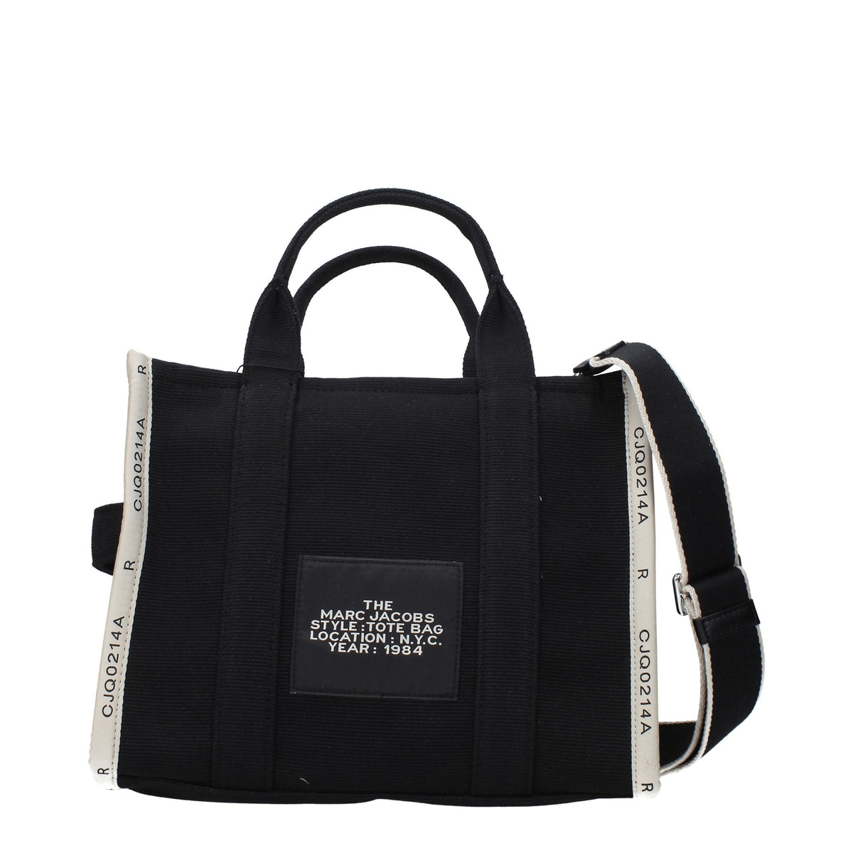 Marc Jacobs Schwarze Stoffhandtasche