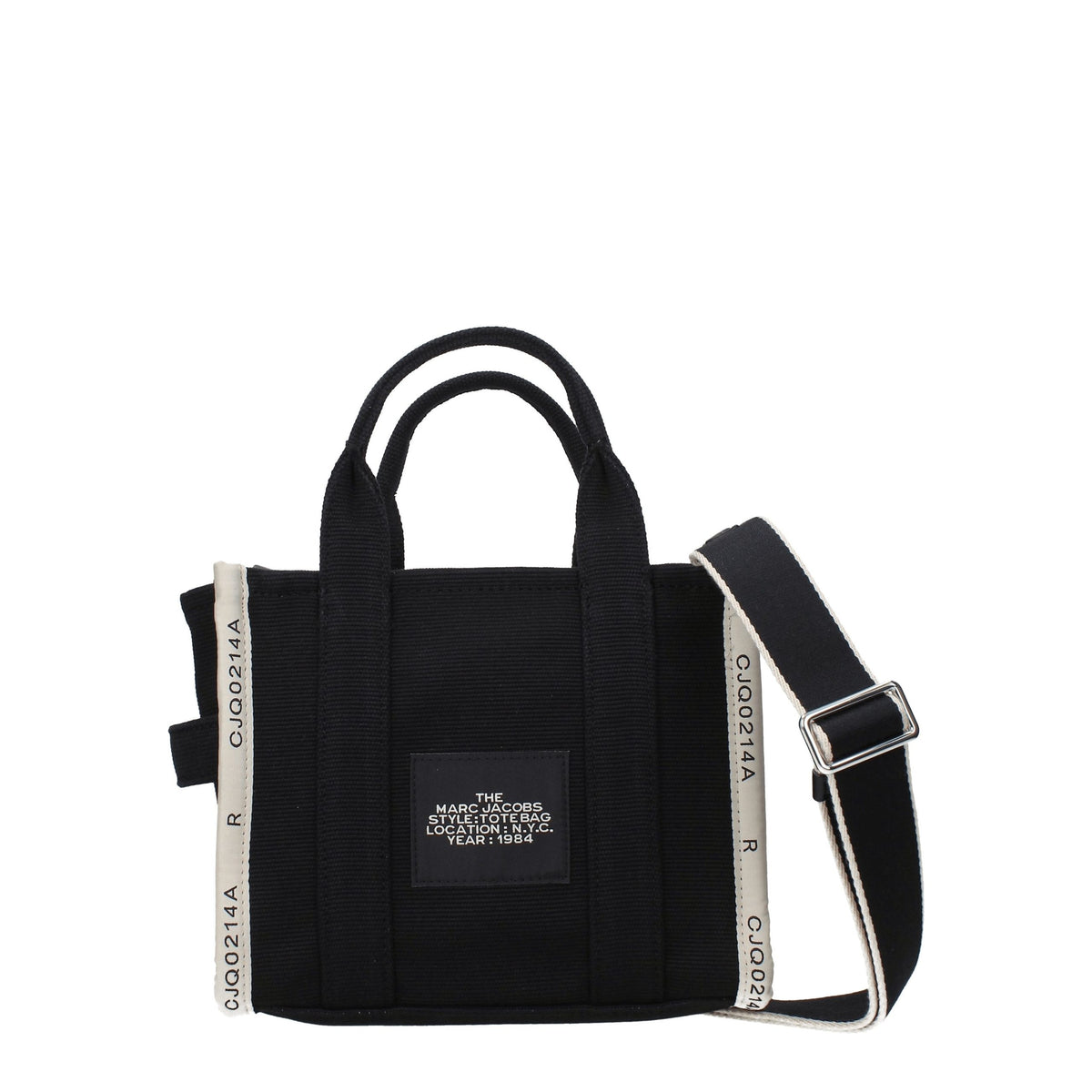 Marc Jacobs Schwarze Stoffhandtasche