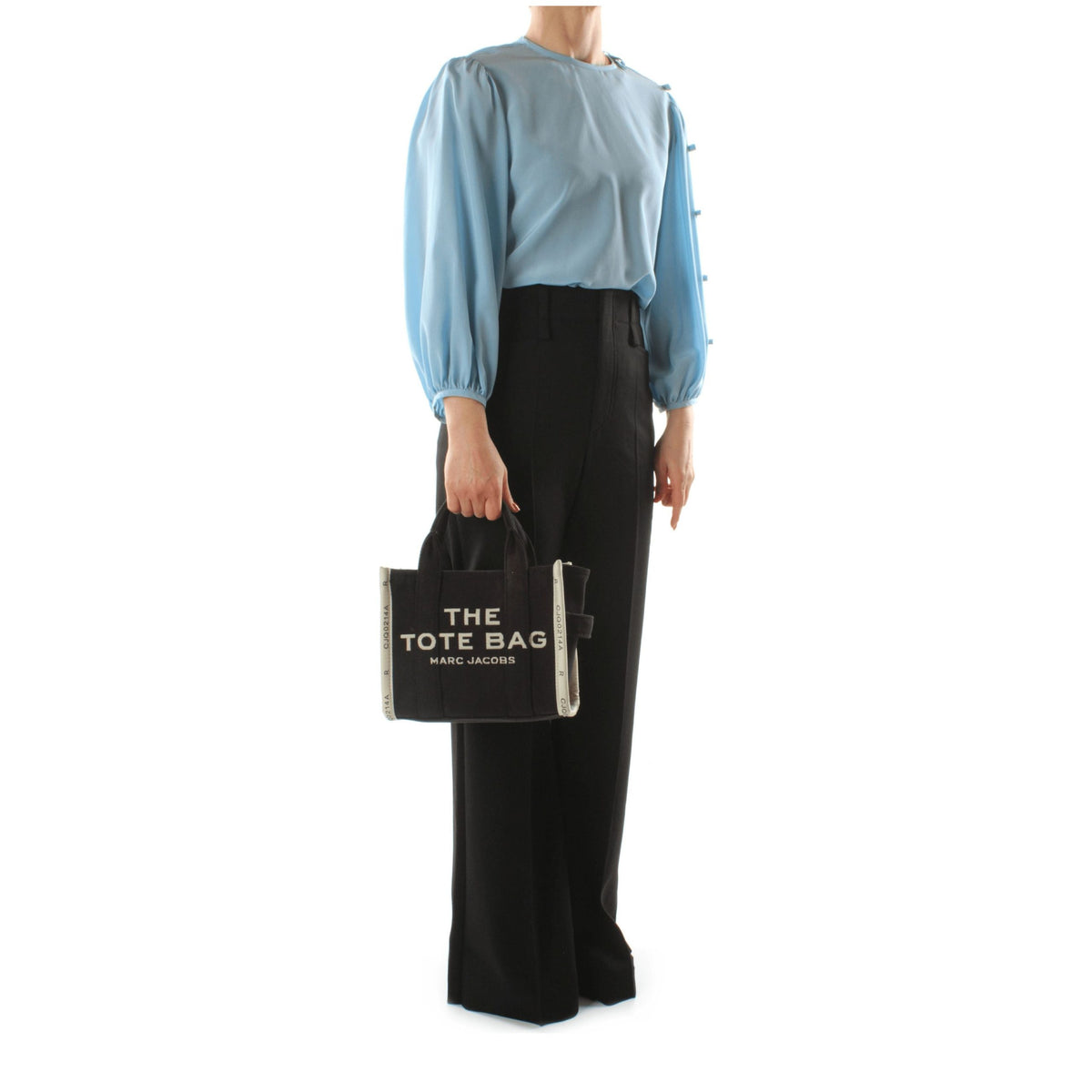 Marc Jacobs Schwarze Stoffhandtasche