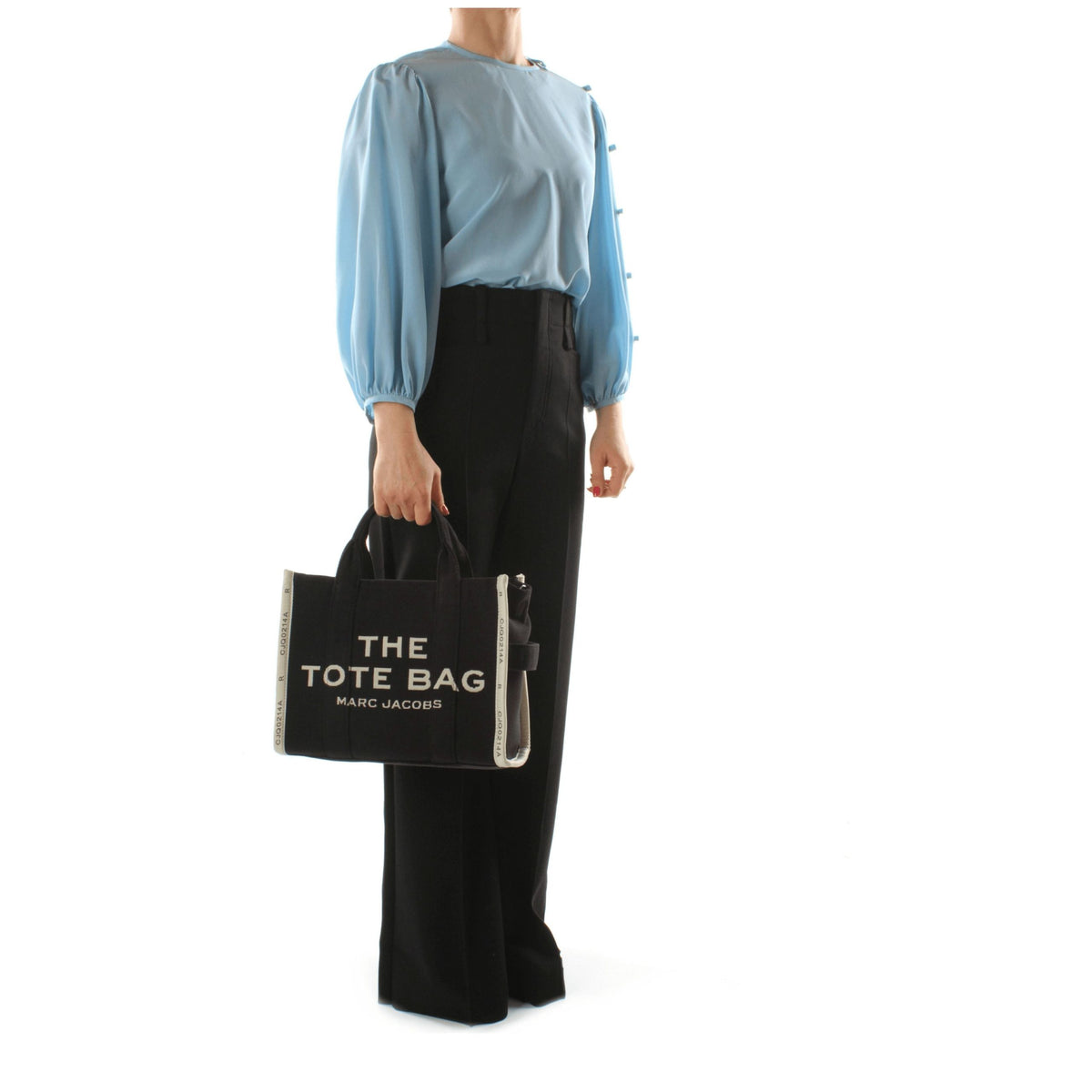 Marc Jacobs Schwarze Stoffhandtasche