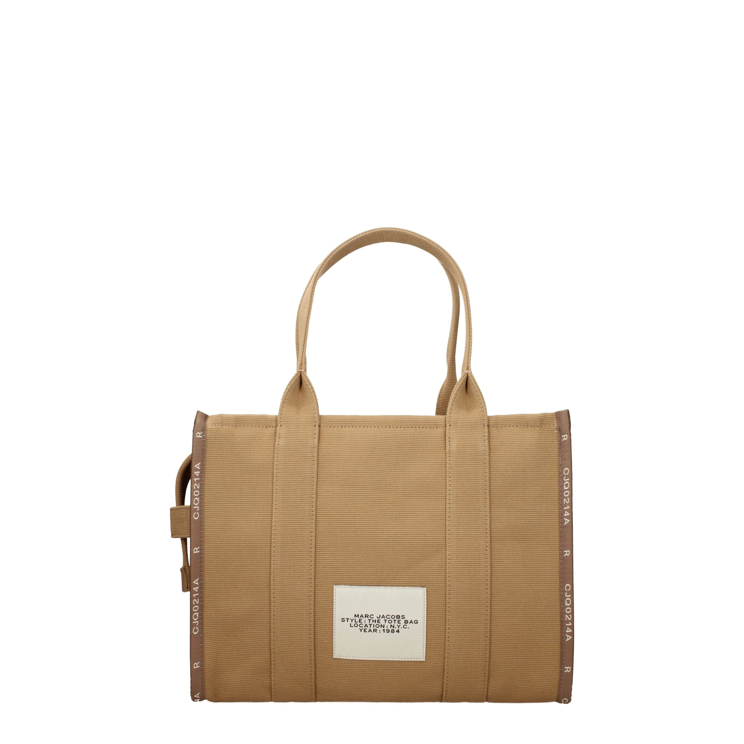 Marc Jacobs Braune Stoff-Umhängetasche
