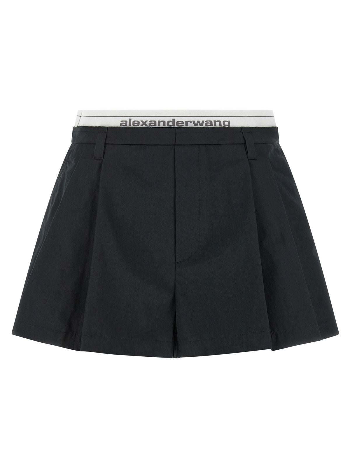 Alexander Wang Schwarze Baumwoll-Bermudashorts