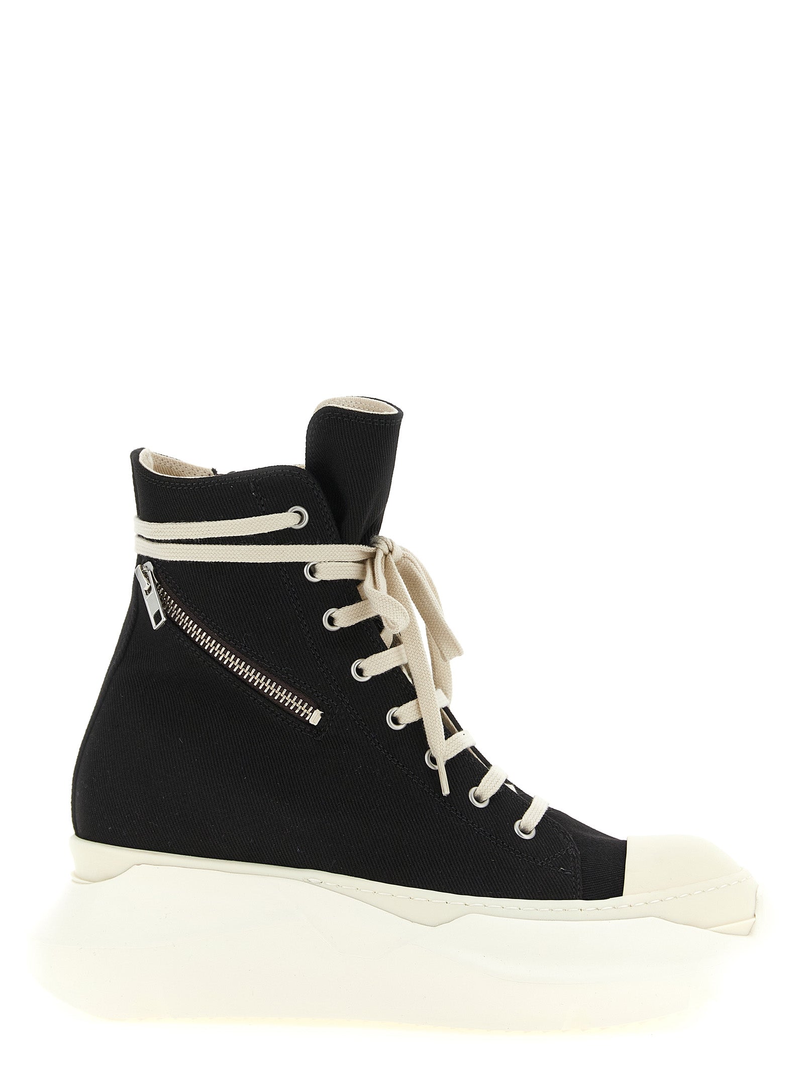 DRKSHDW Schwarze Low-Top-Sneaker aus Baumwolle