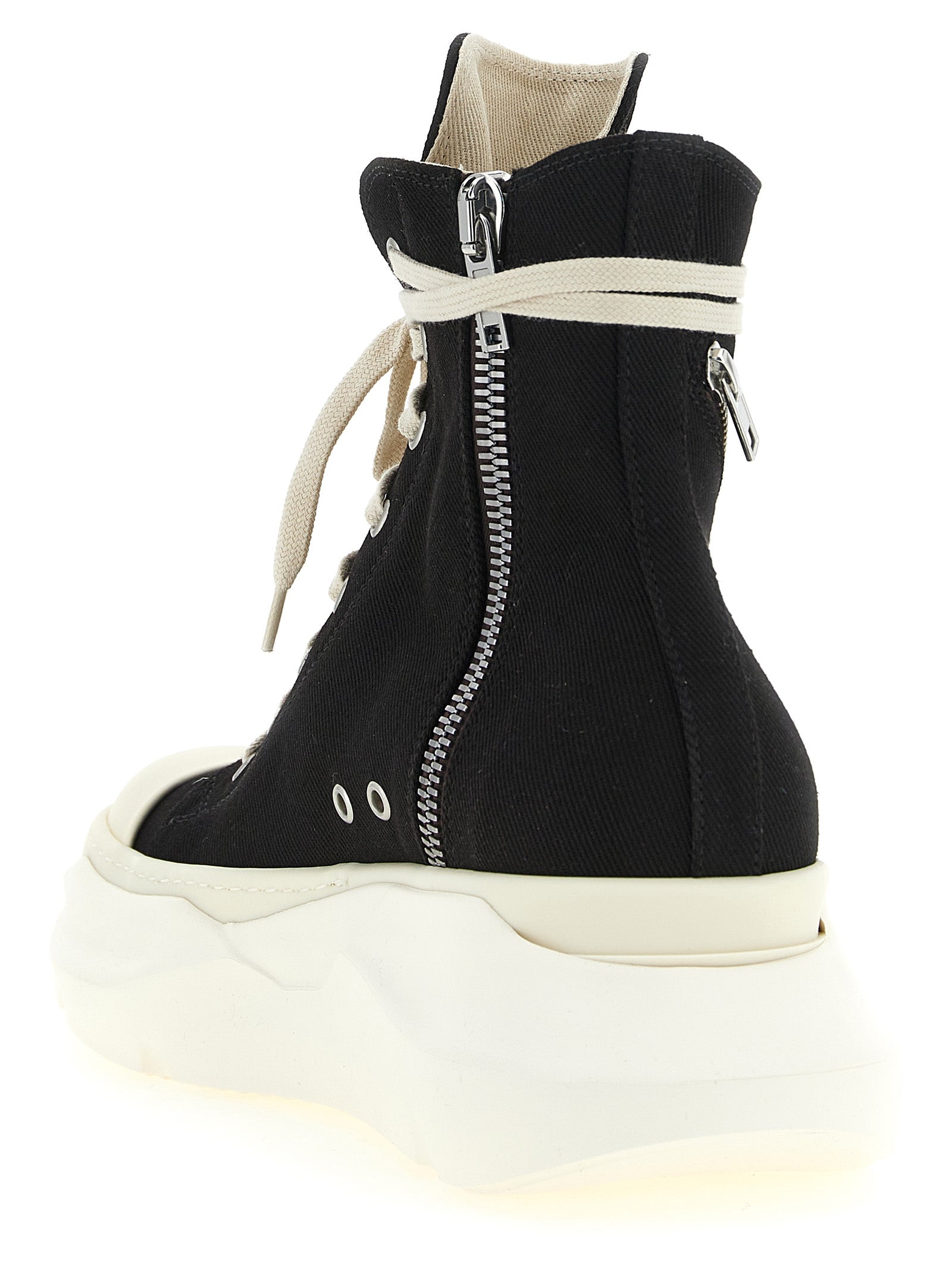 DRKSHDW Schwarze Low-Top-Sneaker aus Baumwolle