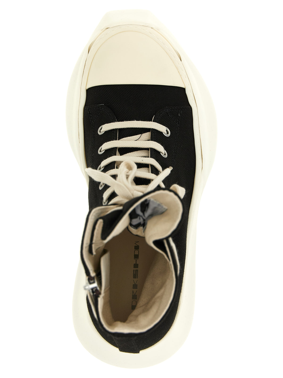 DRKSHDW Schwarze Low-Top-Sneaker aus Baumwolle
