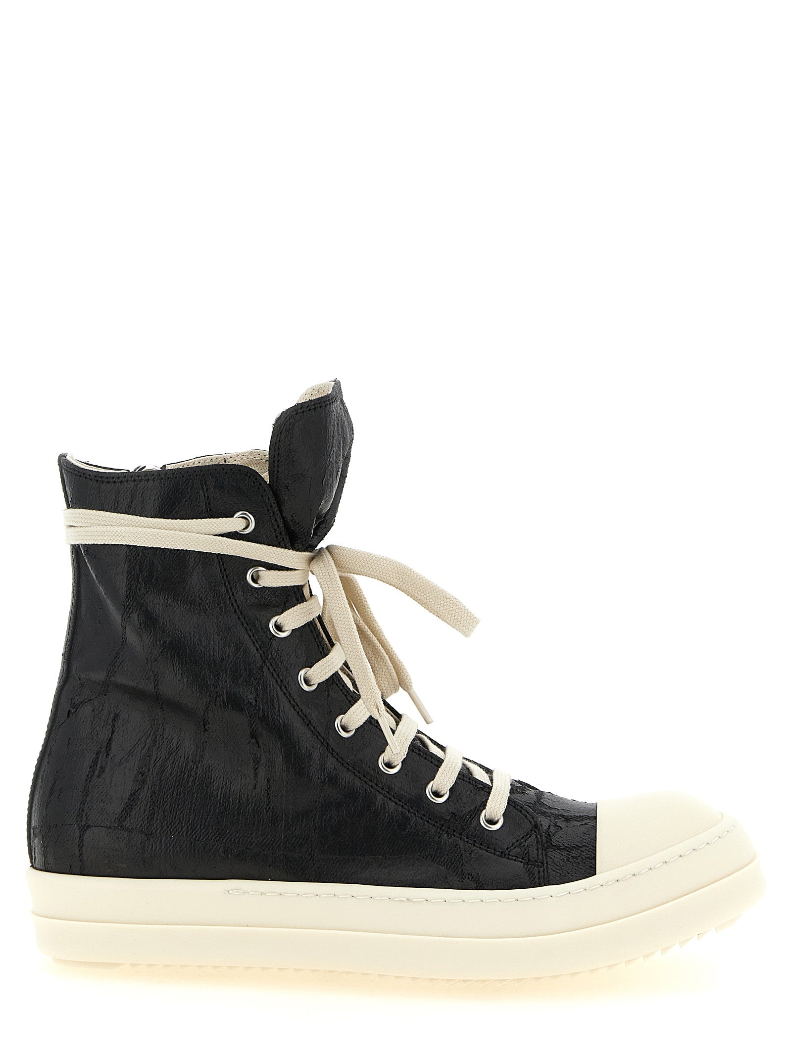 DRKSHDW Schwarze High-Top-Sneaker aus Baumwolle
