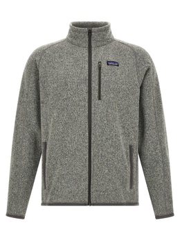 PATAGONIA Graue Polyester-Jacke in voller Länge