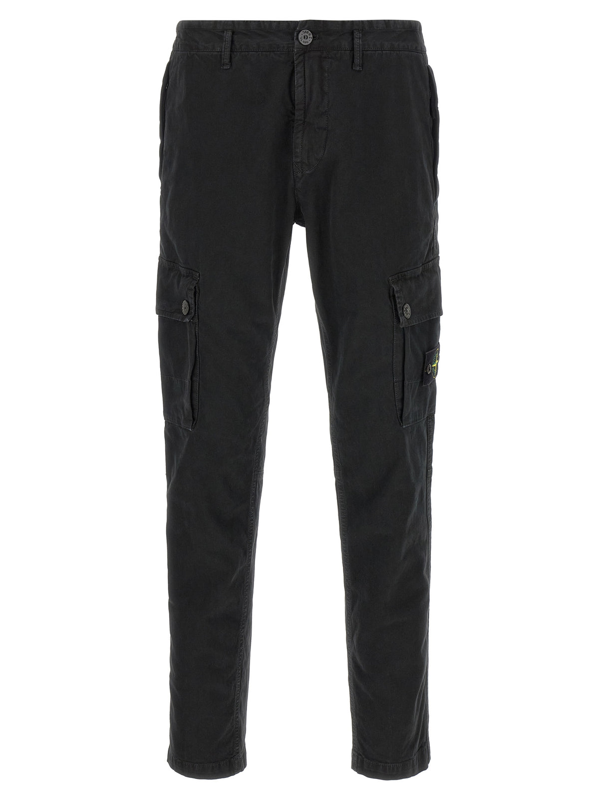 Stone Island Schwarze Cargo-Hose aus Baumwolle