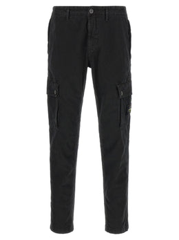 Stone Island Schwarze Cargo-Hose aus Baumwolle