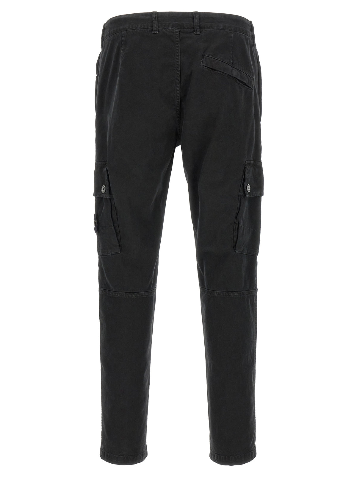 Stone Island Schwarze Cargo-Hose aus Baumwolle
