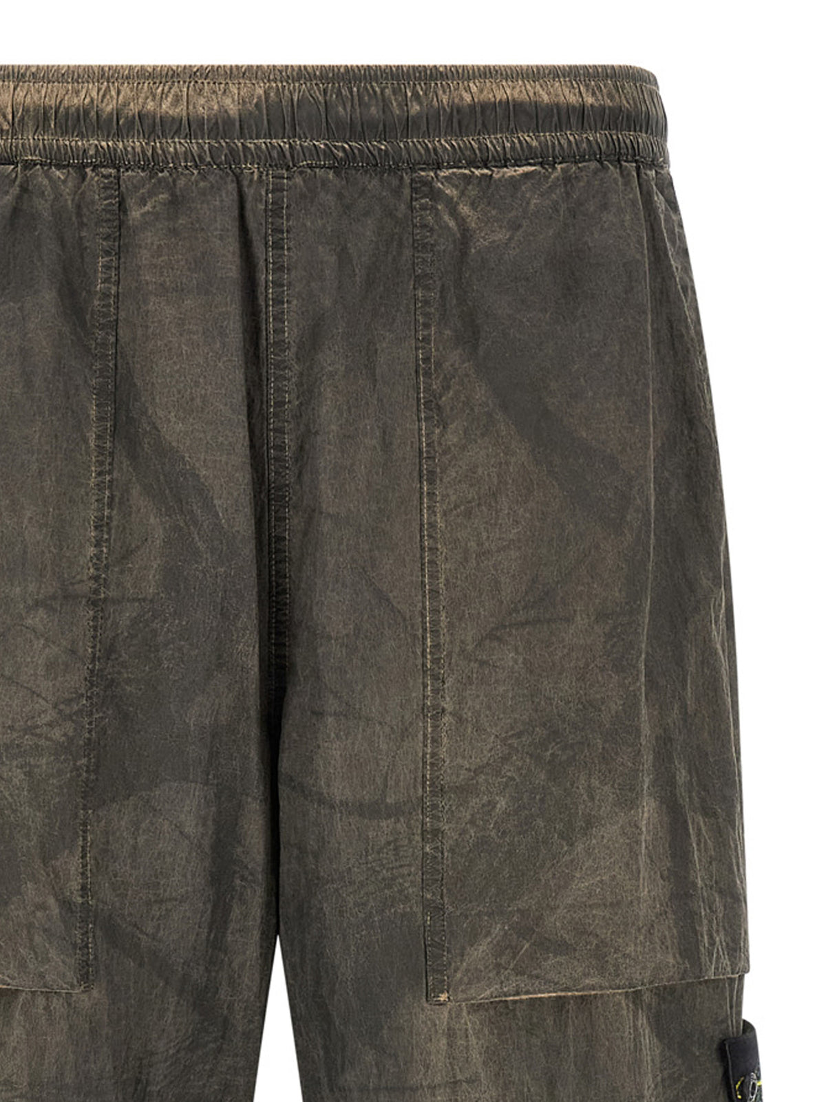 Stone Island Graue Freizeithose aus Polyamid