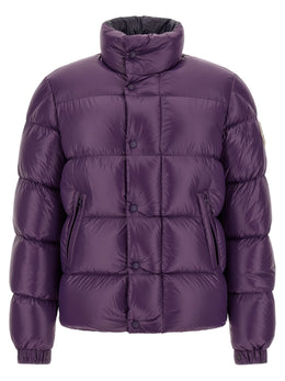 Moncler Lila Jacke aus Polyamid
