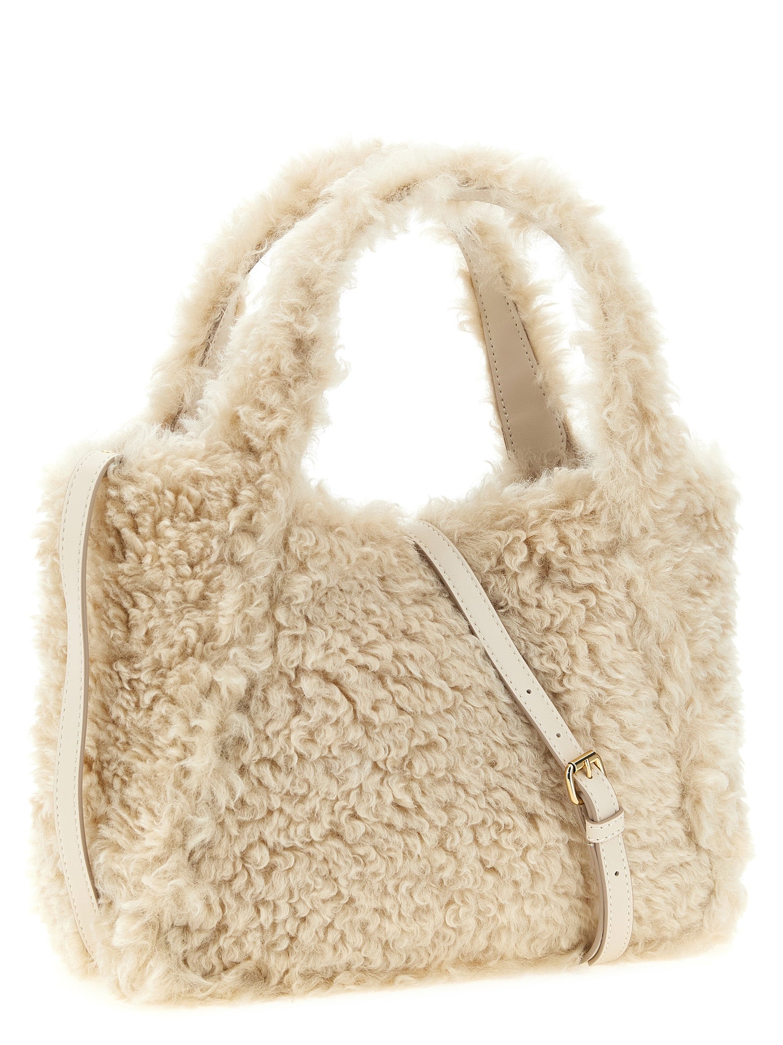 Stella McCartney Beige Polyester-Tragetasche