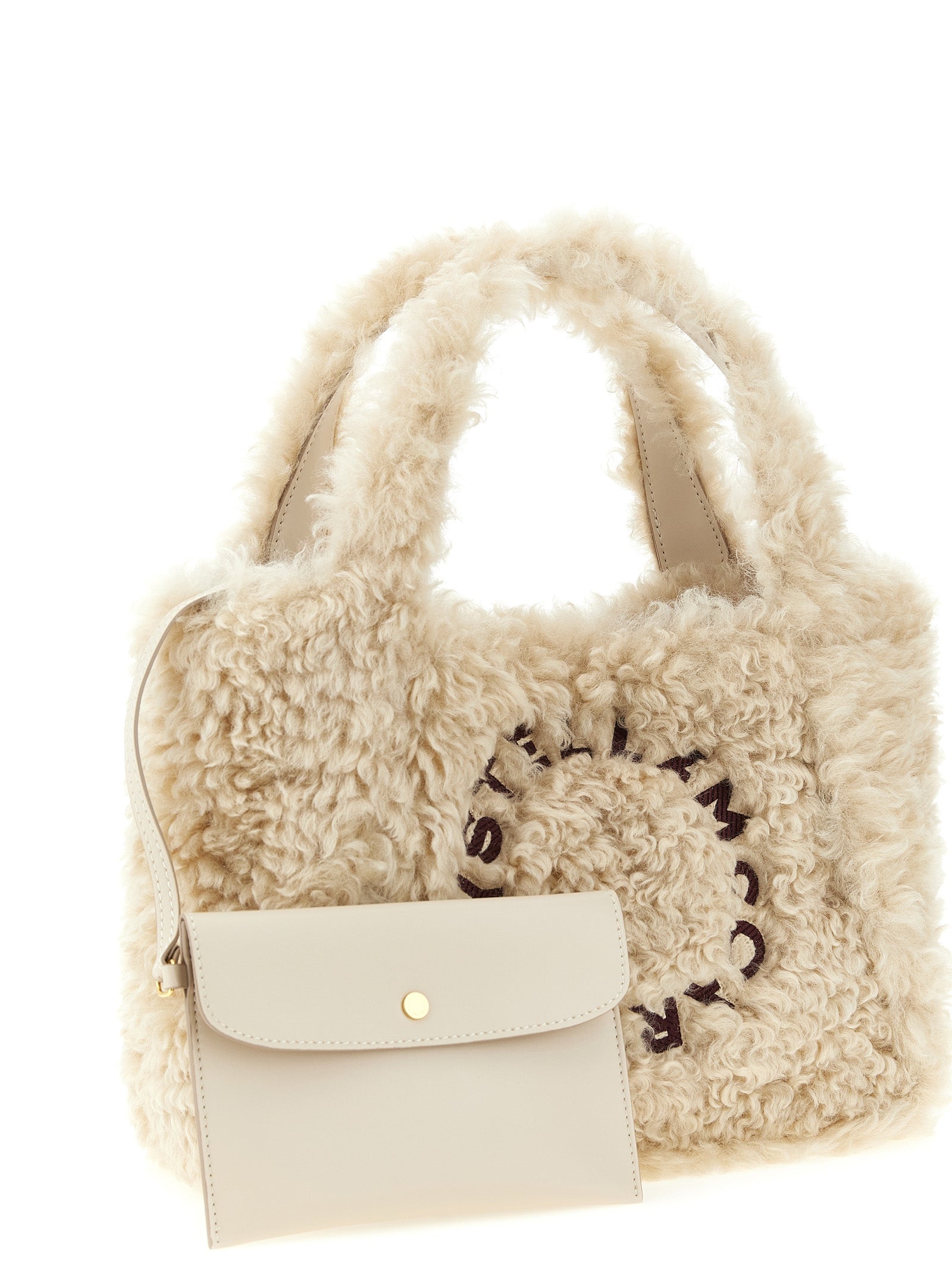 Stella McCartney Beige Polyester-Tragetasche