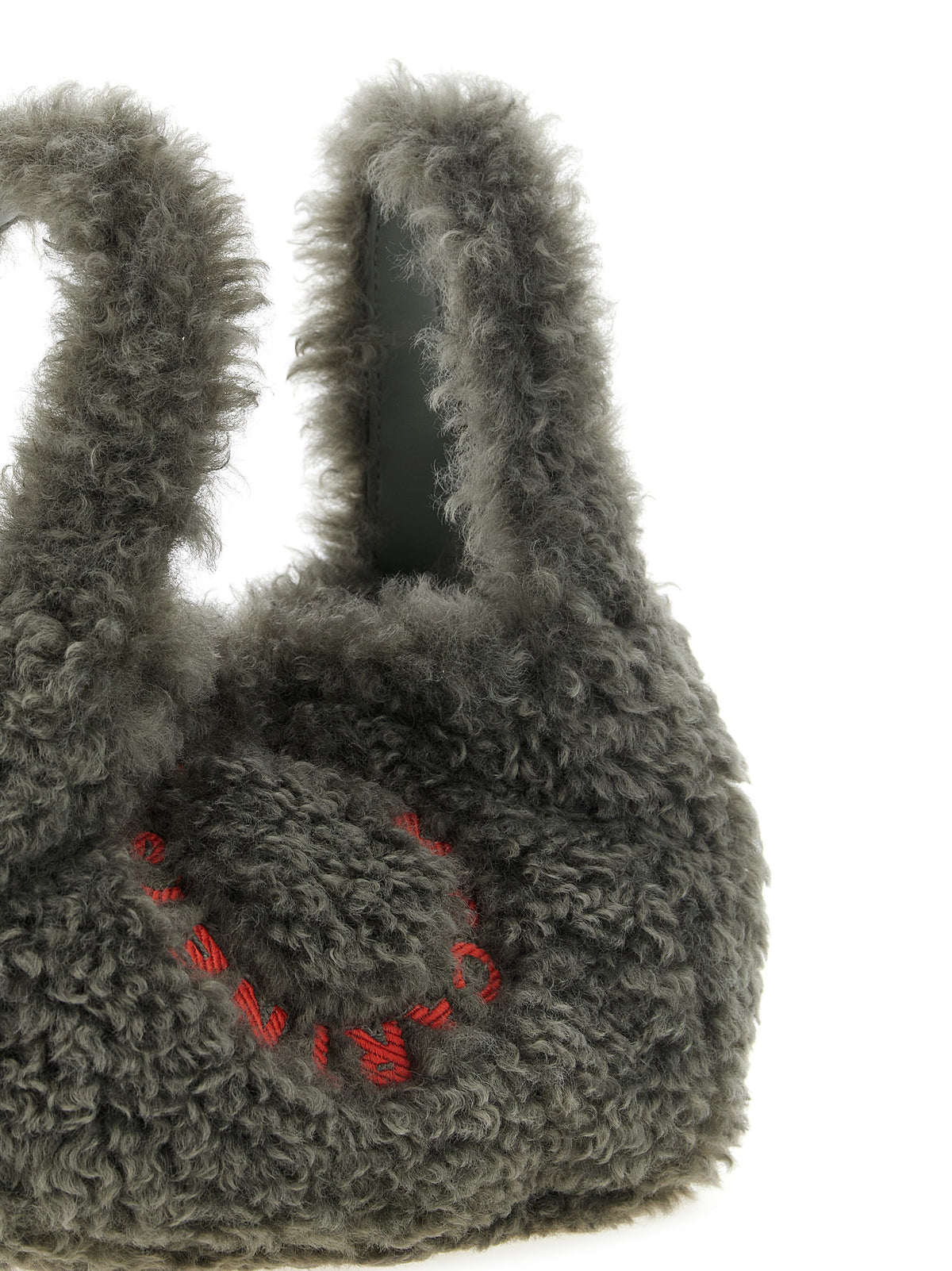 Stella McCartney Graue Schultertasche aus Polyester
