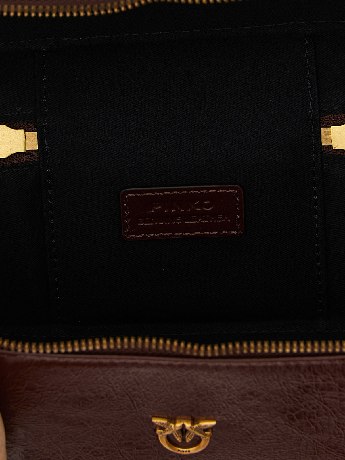 PINKO Bordeaux Kalbsleder Umhängetasche