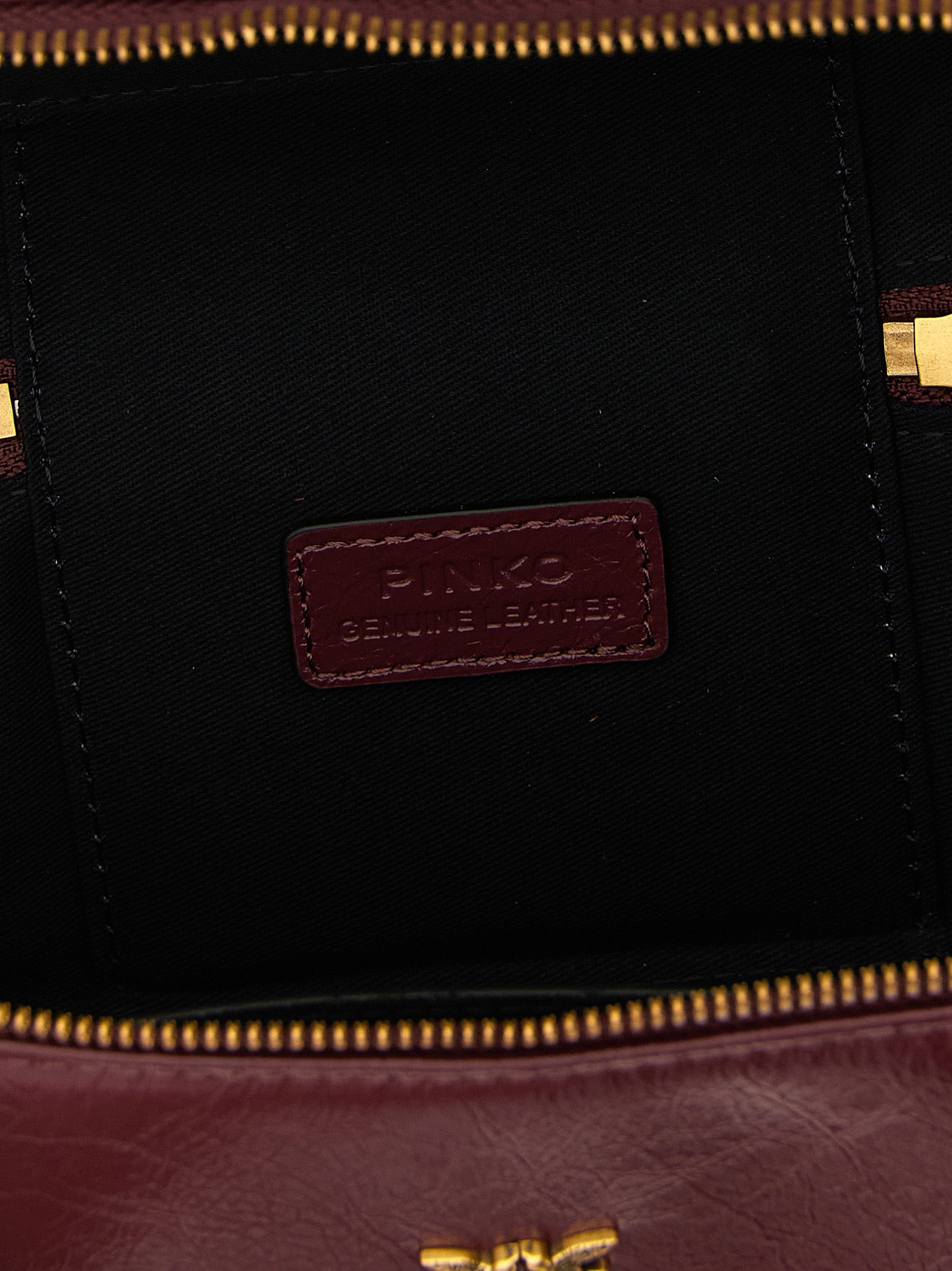 PINKO Bordeaux Kalbsleder Umhängetasche