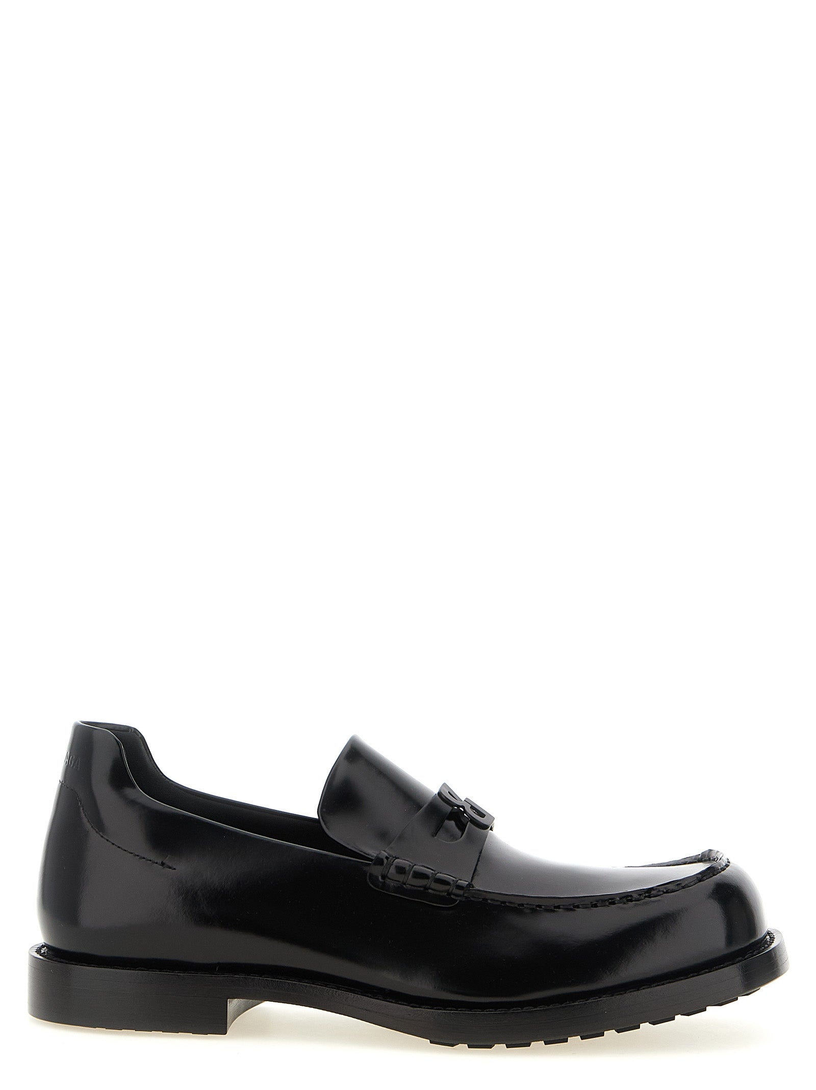 Balenciaga Schwarze Loafer aus Kalbsleder zum Hineinschlüpfen