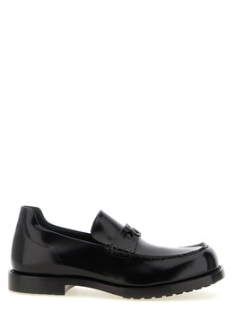 Balenciaga Schwarze Loafer aus Kalbsleder zum Hineinschlüpfen