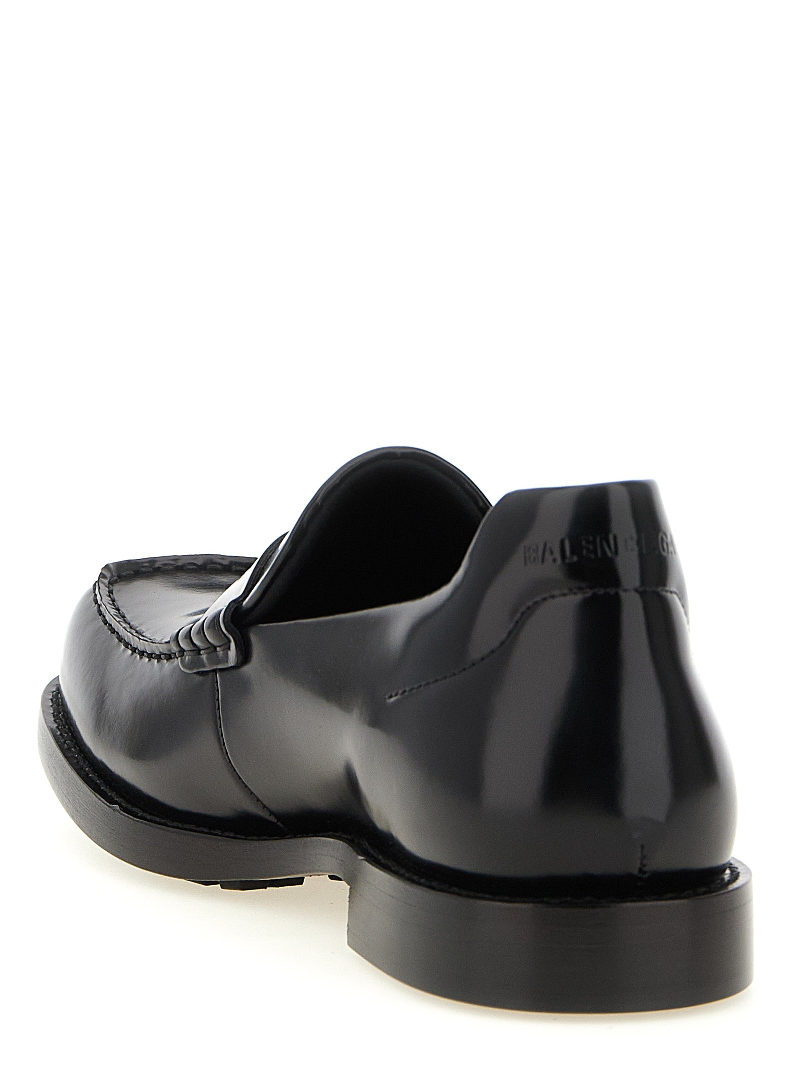 Balenciaga Schwarze Loafer aus Kalbsleder zum Hineinschlüpfen