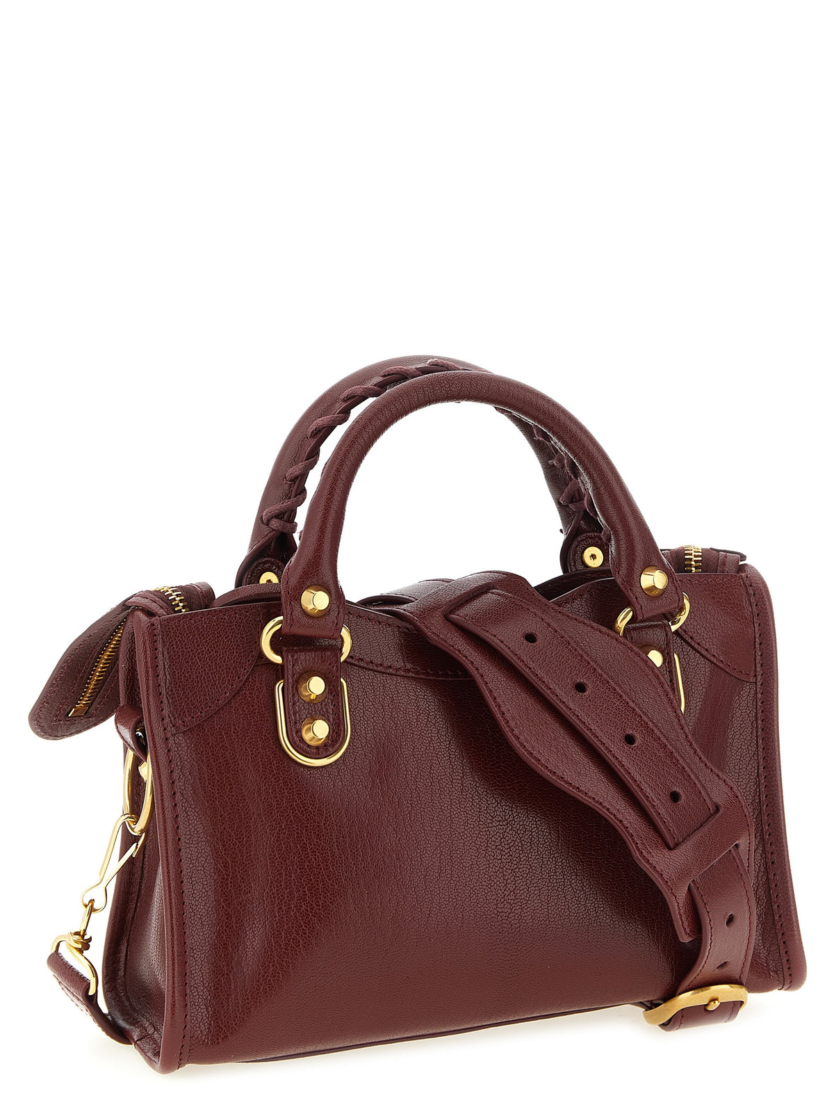 Balenciaga Handtasche aus bordeauxrotem Ziegenleder