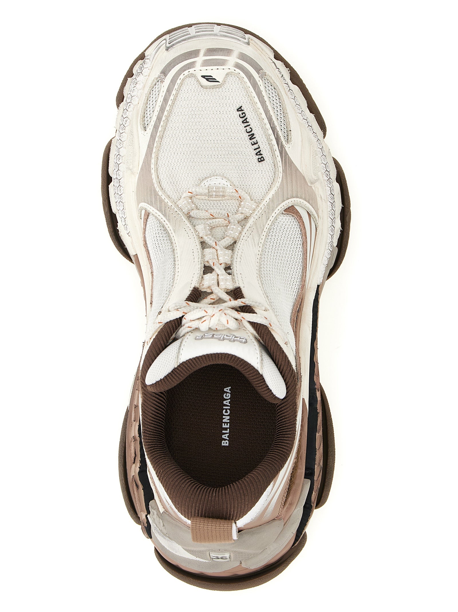 Balenciaga Braune Sneaker aus Polyethylen im Athletic-Look