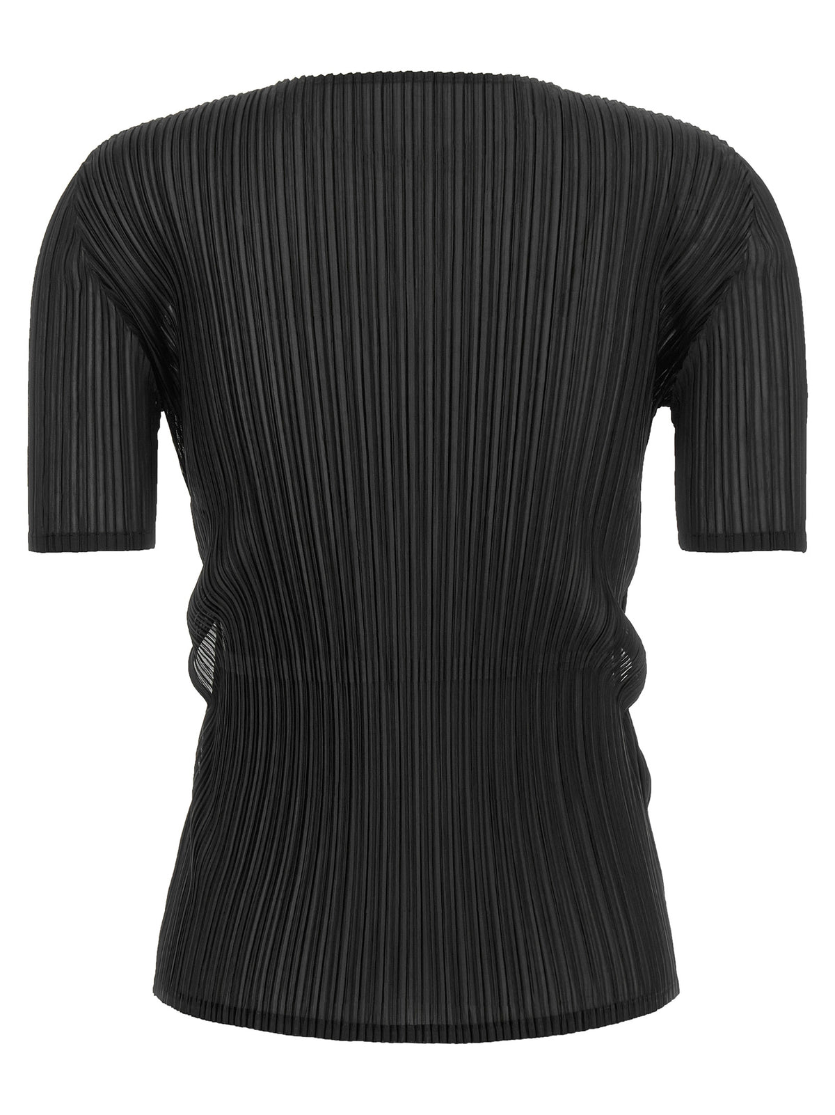 Issey Miyake Schwarzes Hemd aus Polyester