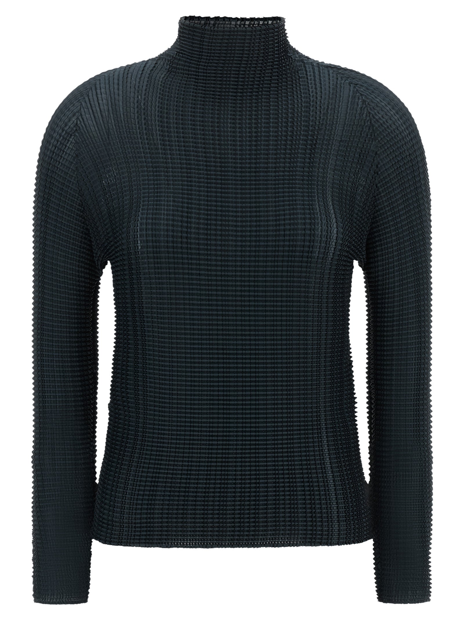 Issey Miyake Blauer Cardigan aus Polyester