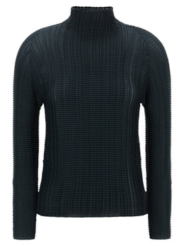 Issey Miyake Blauer Cardigan aus Polyester