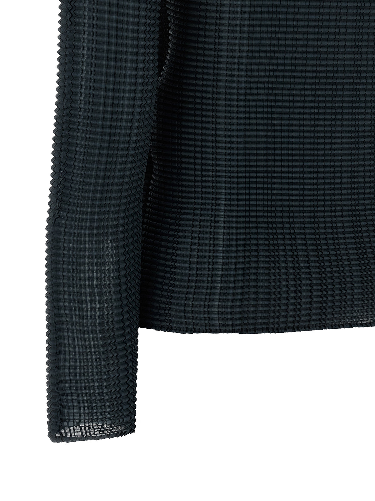 Issey Miyake Blauer Cardigan aus Polyester