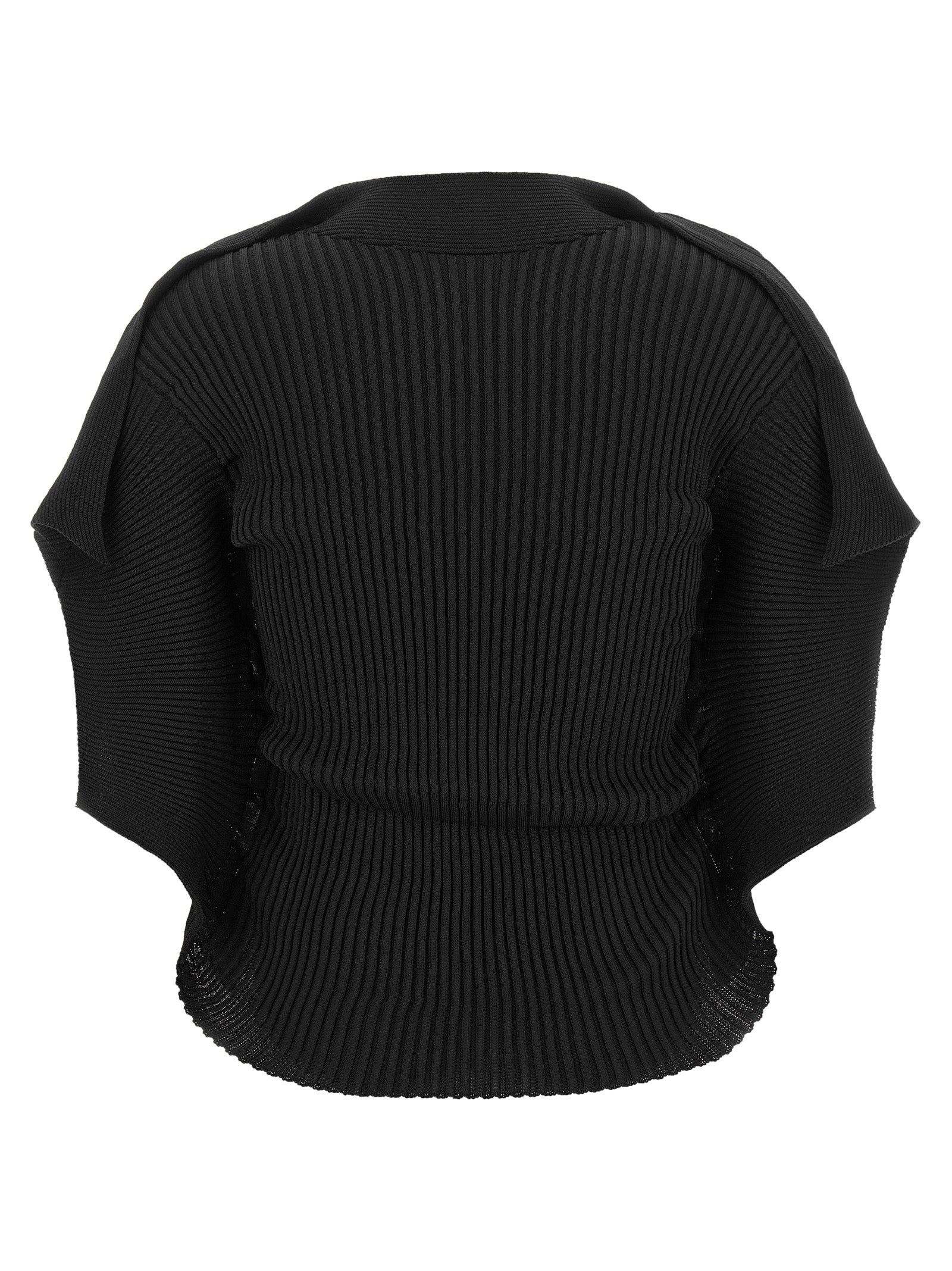 Issey Miyake Schwarze Bluse aus Polyester
