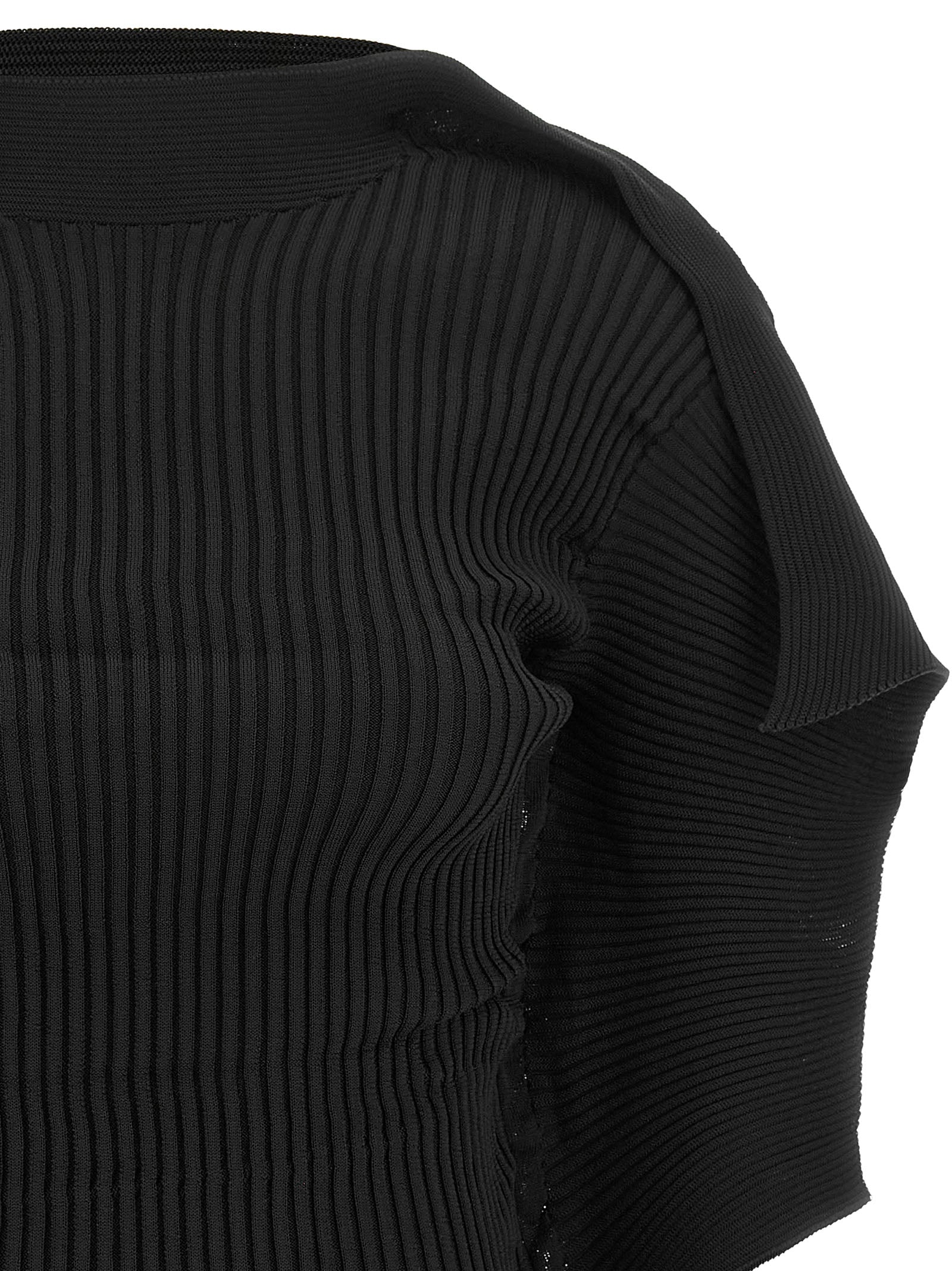 Issey Miyake Schwarze Bluse aus Polyester