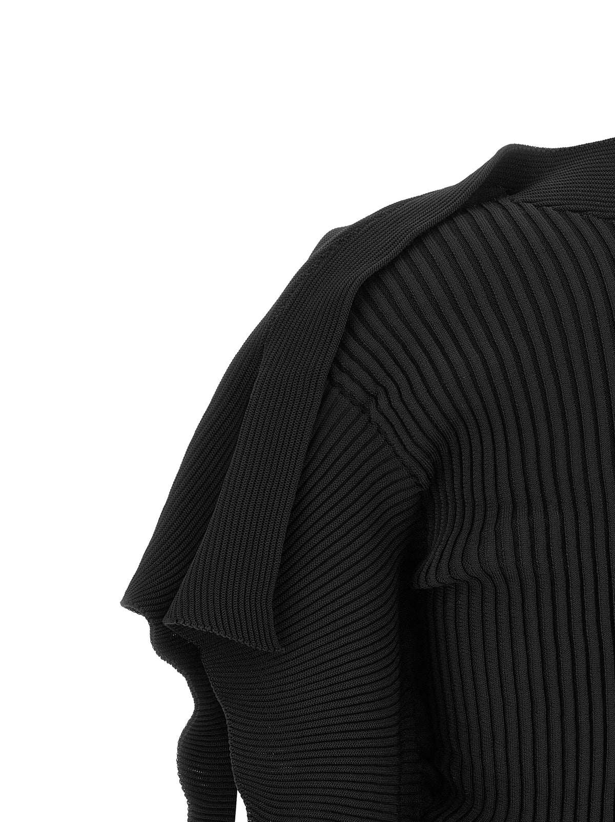 Issey Miyake Schwarze Bluse aus Polyester