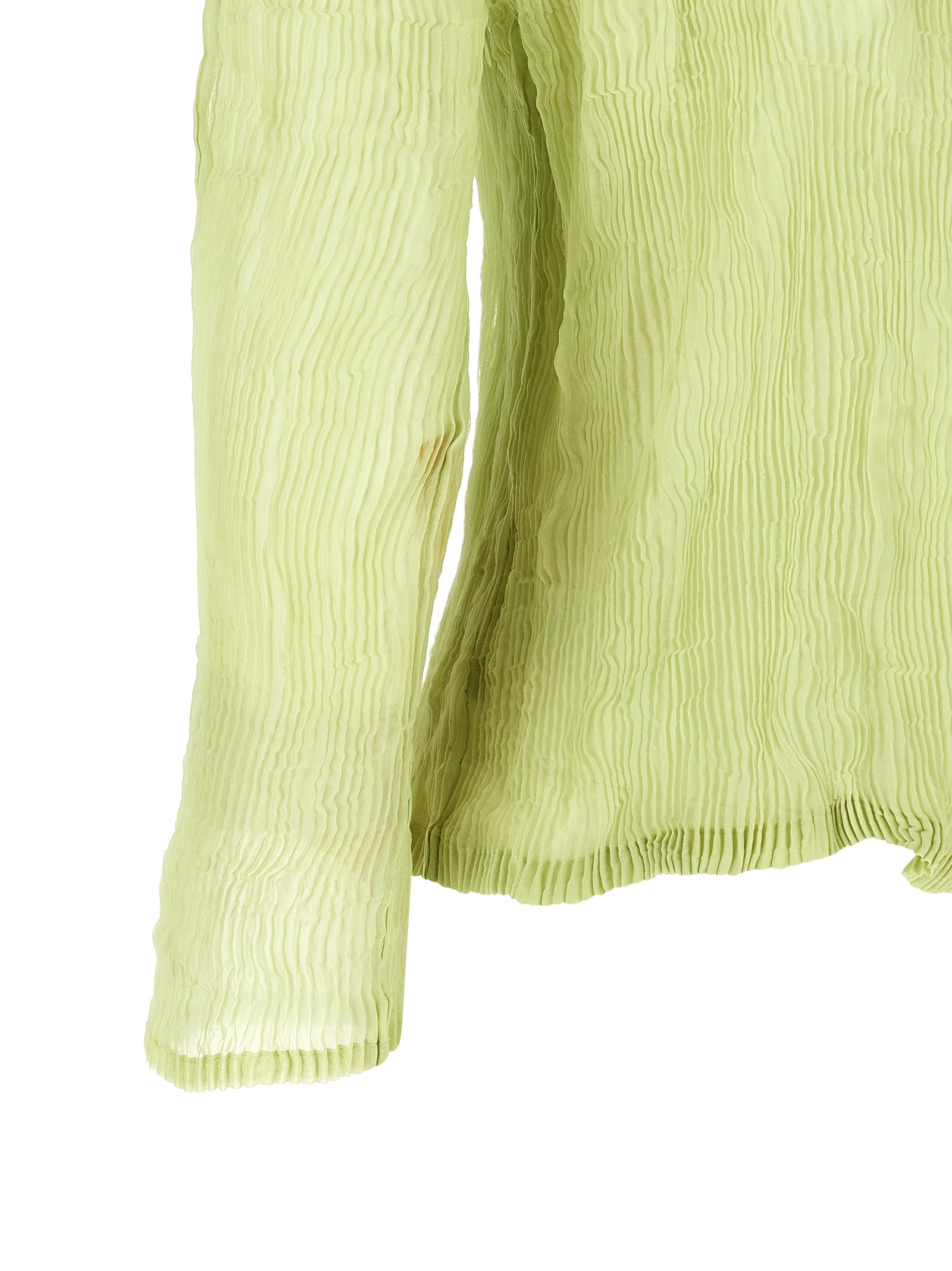Issey Miyake Zweifarbige Polyester-Strickjacke