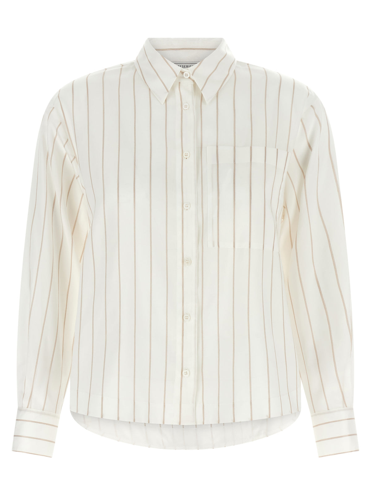 Peserico Beige Lyocell-Bluse