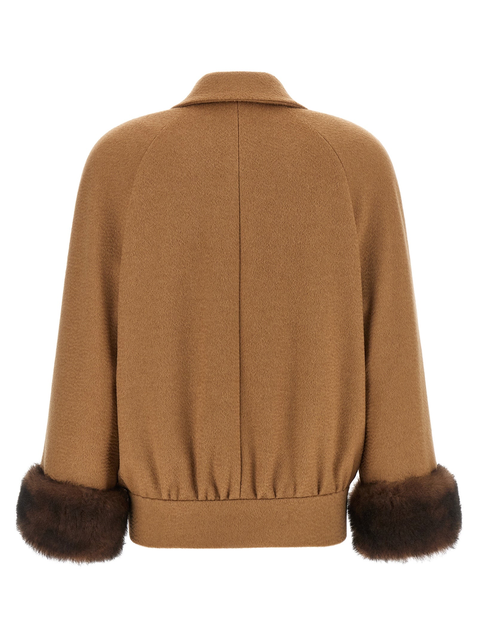 Valentino Garavani Brauner Lammfell-Bomber
