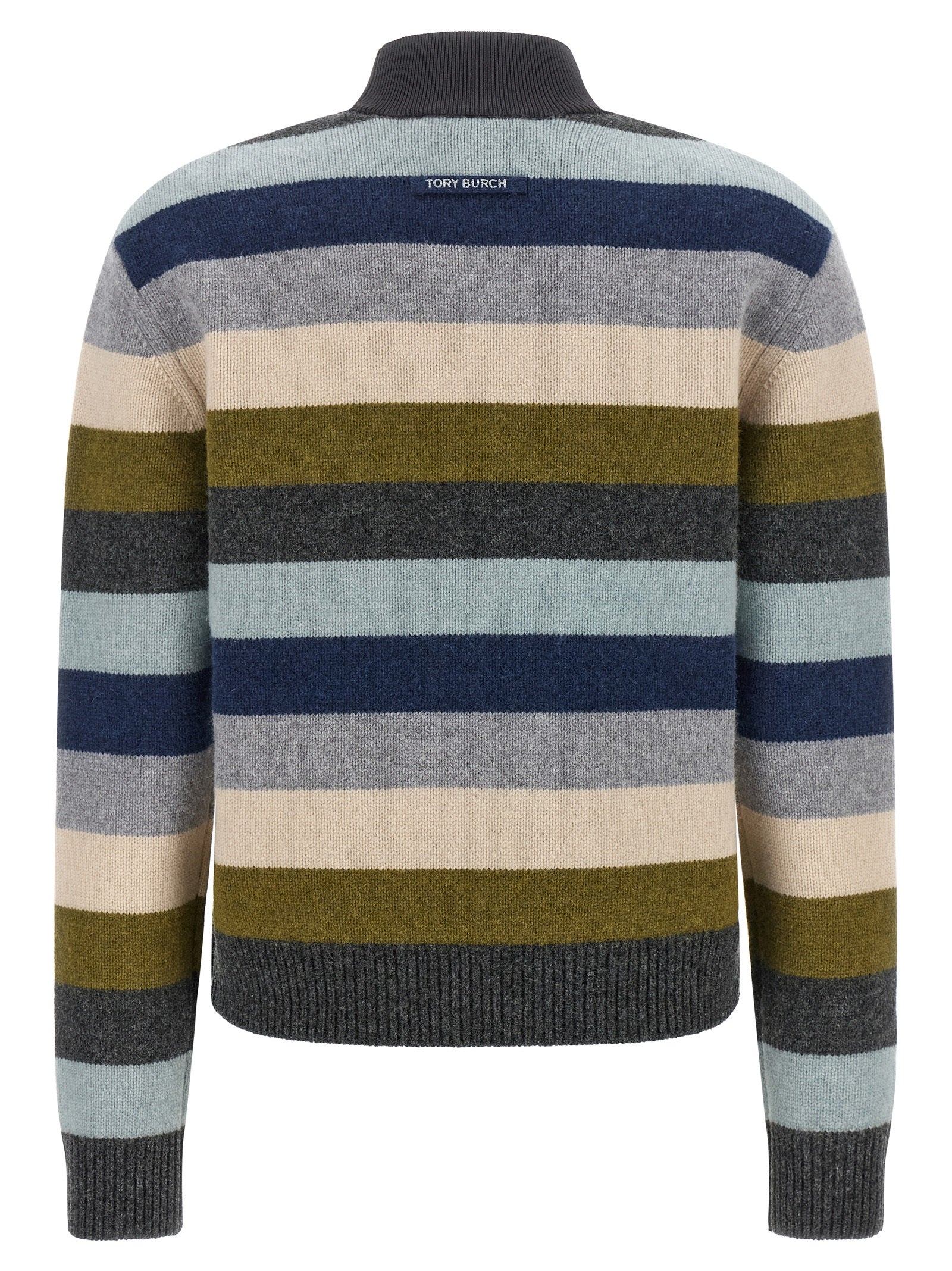 Tory Burch Mehrfarbige Wollstrickjacke
