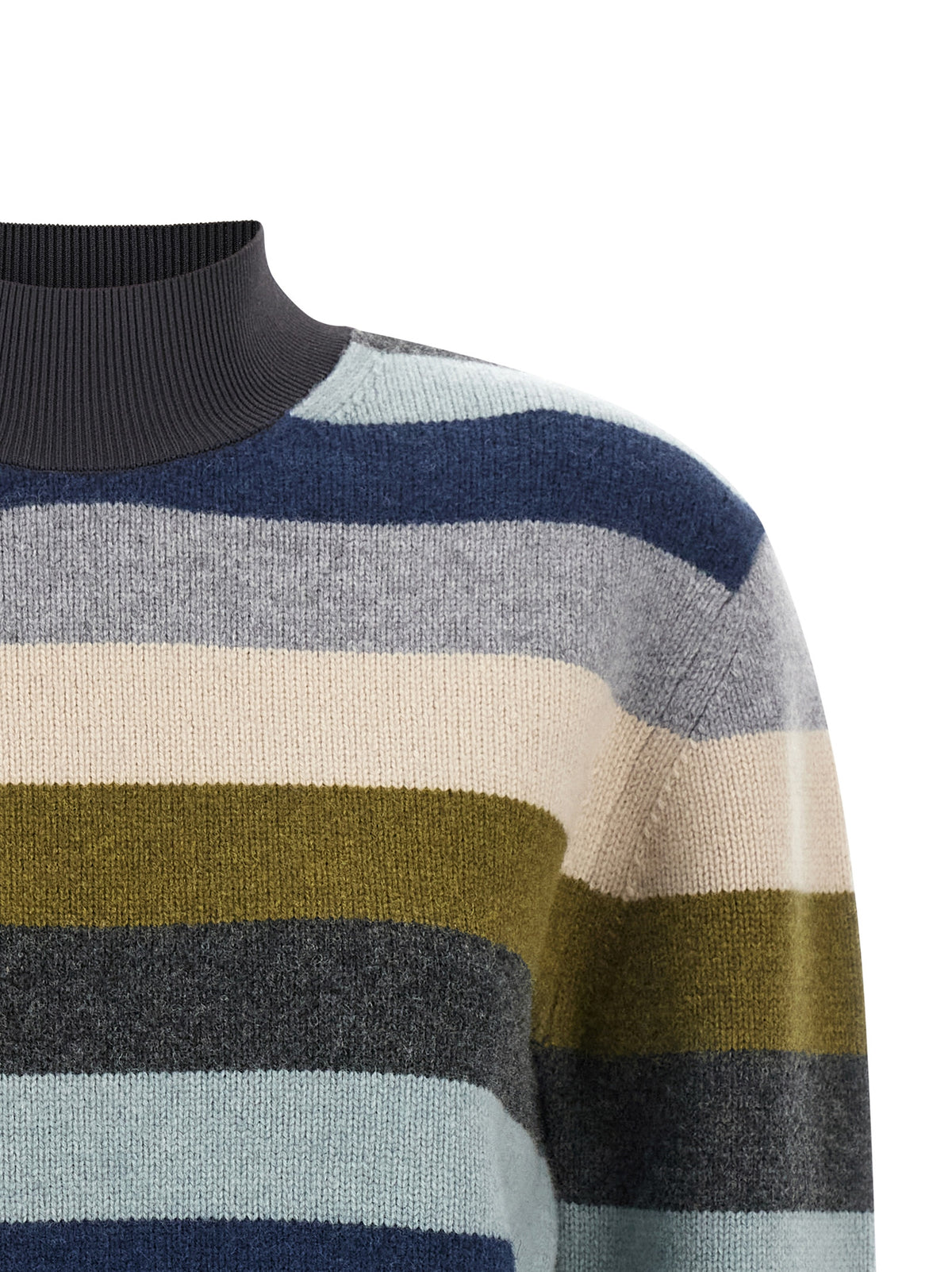 Tory Burch Mehrfarbige Wollstrickjacke