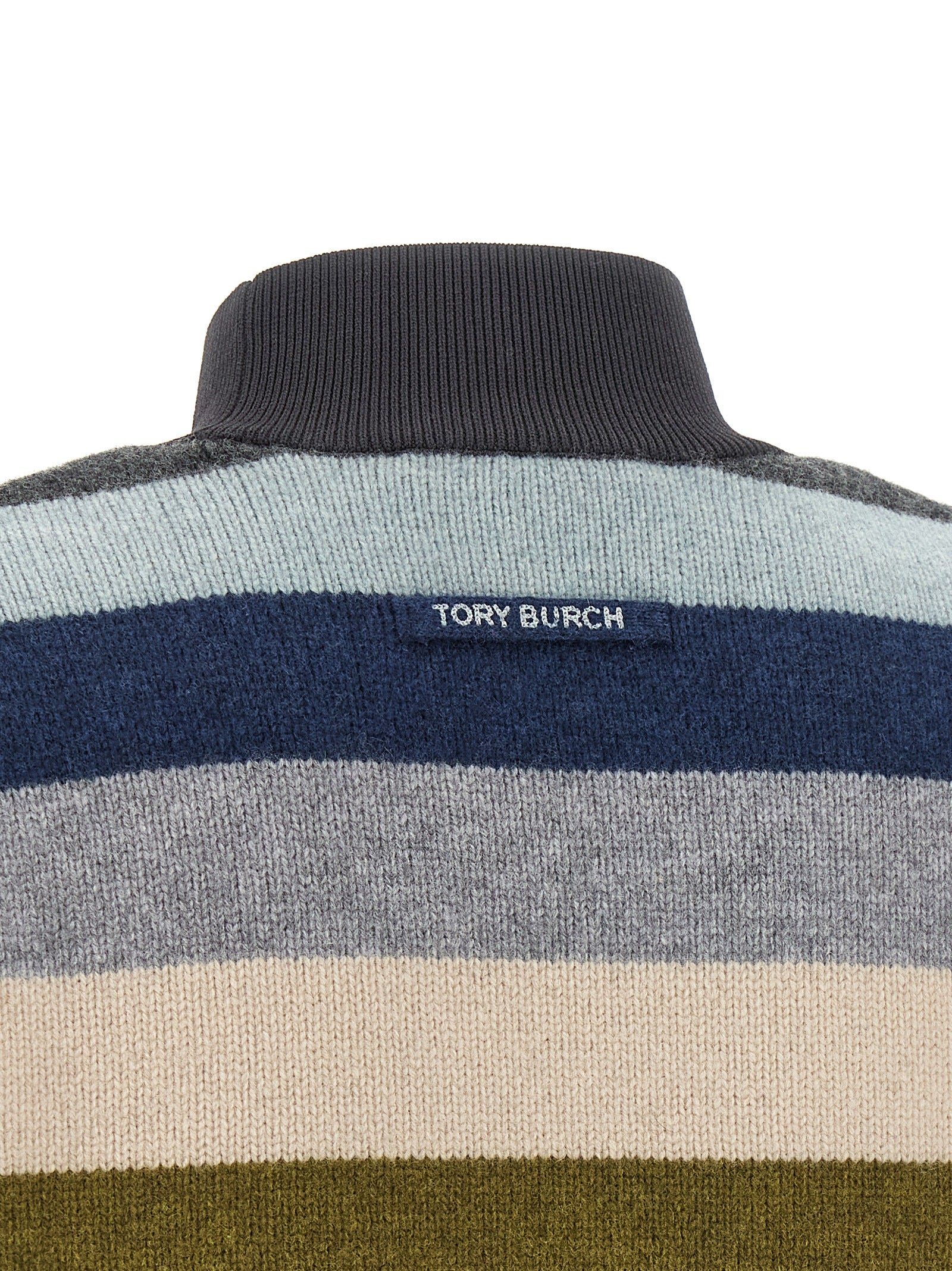 Tory Burch Mehrfarbige Wollstrickjacke